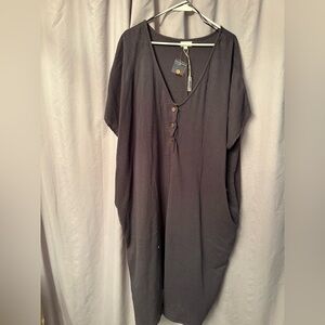 Cost Plus World Market Black Capri jumpsuit